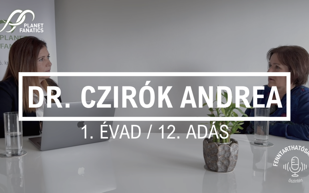 „A magánszférát kell védeni” | Fenntarthatóságról őszintén Dr. Czirók Andreával (12. adás)